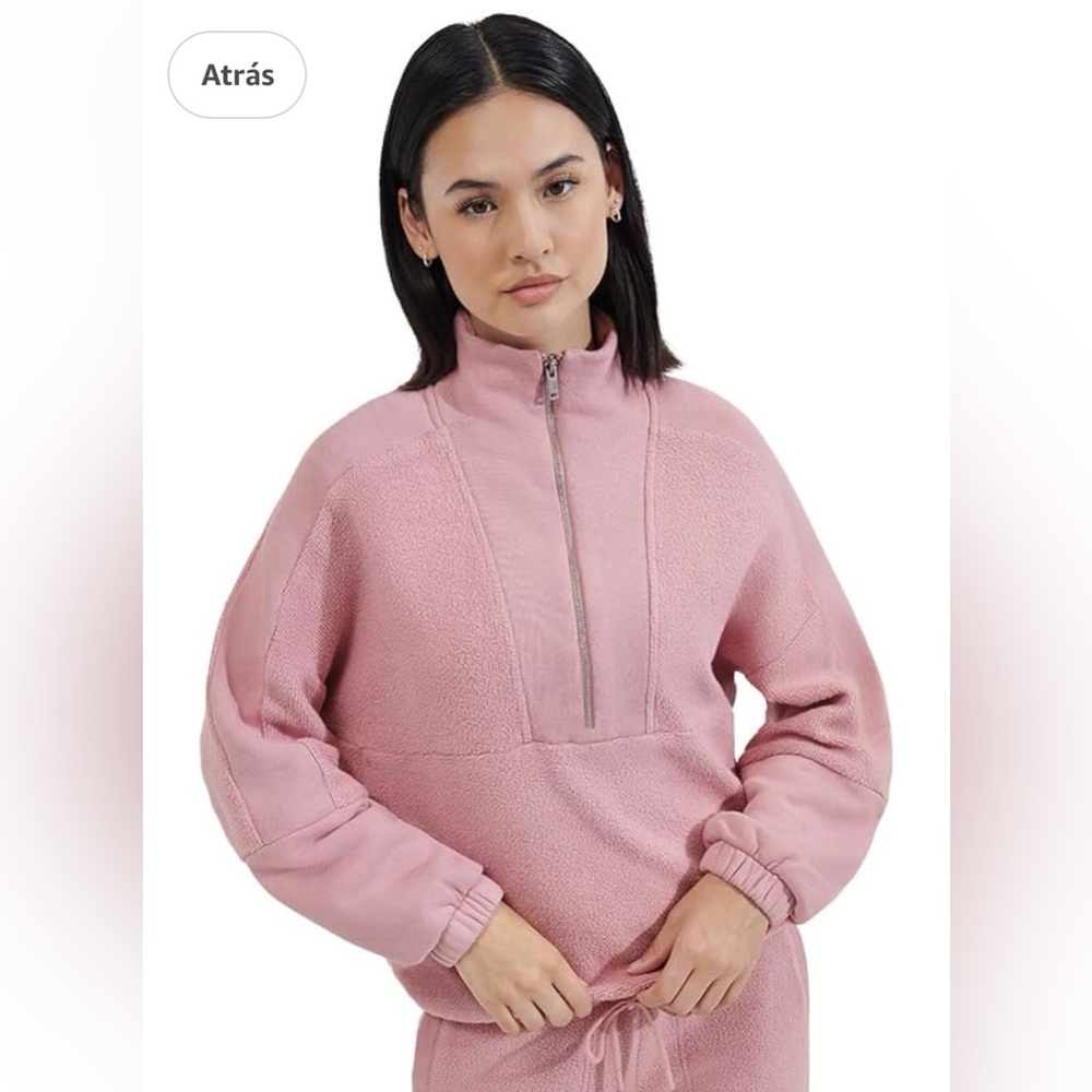 Pink Half-Zip Pullover UGG